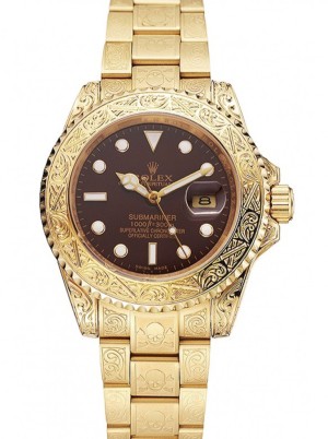 rolex submariner 41mm brązowa tarcza 1454070