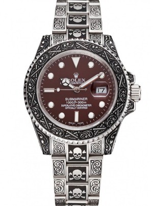 rolex submariner 41mm brązowa tarcza 1454078