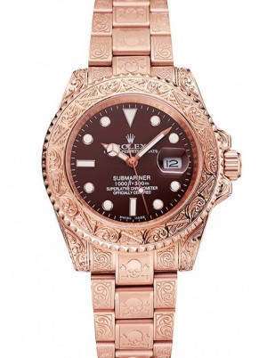 superclone rolex submariner 41mm brązowa tarcza 1454087